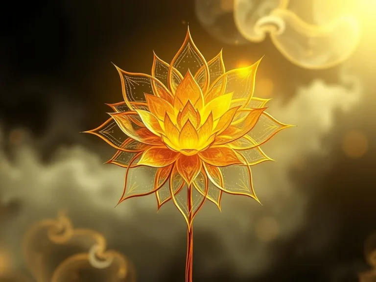 Gold Flower Spiritual Meaning: Unraveling Nature’s Mystical Symbolism