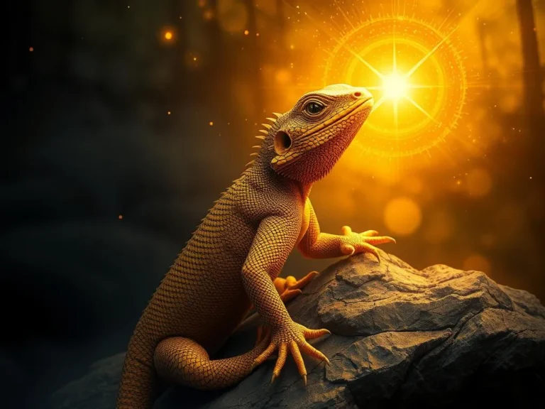 Gold Lizard Spiritual Meaning: Uncovering the Secrets of Transformation