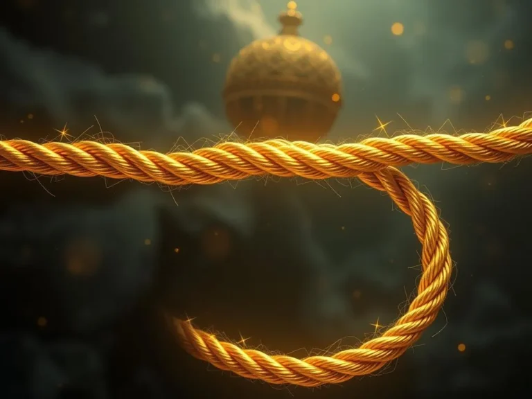 Gold Rope Spiritual Meaning: Unraveling the Ties that Bind Us