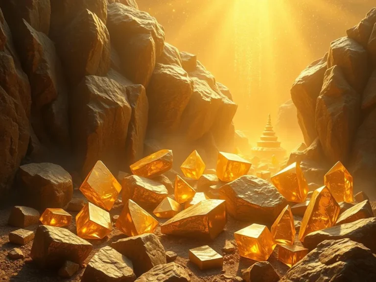 Gold Stones Spiritual Meaning: Unlocking the Mysteries of Your Soul