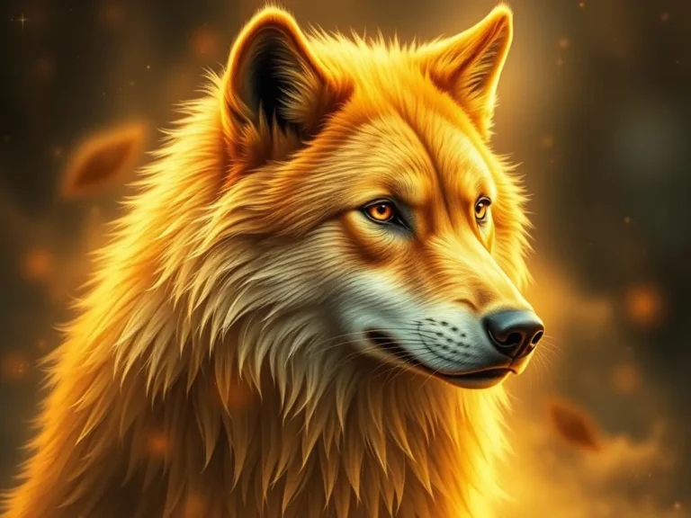 Golden Wolf Spiritual Meaning: Unraveling the Mysteries of the Divine Canine