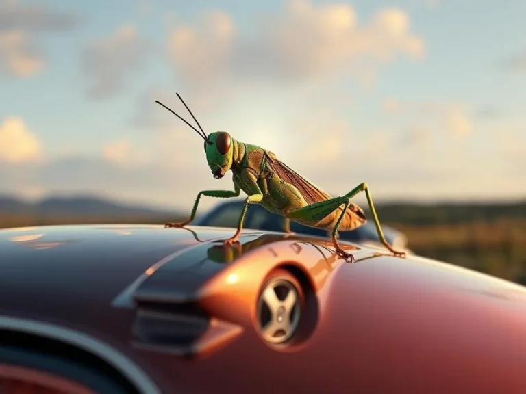 Grasshopper on Car Spiritual Meaning: What This Unique Encounter May Signify