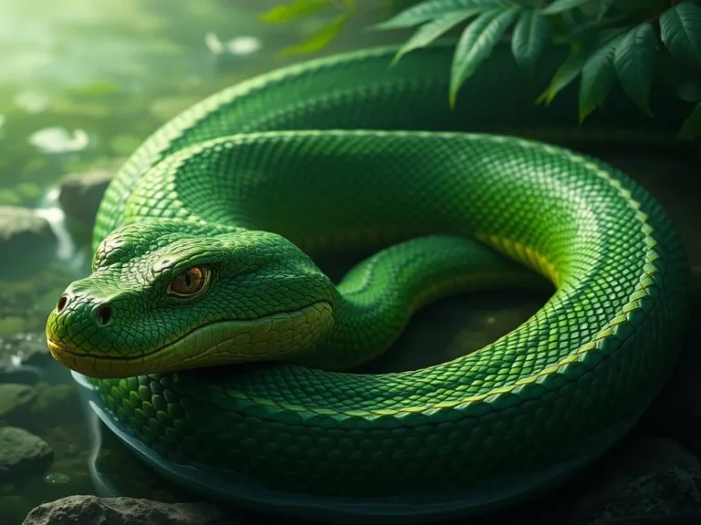 Green Anaconda Spiritual Meaning: Embracing Transformation and Wisdom