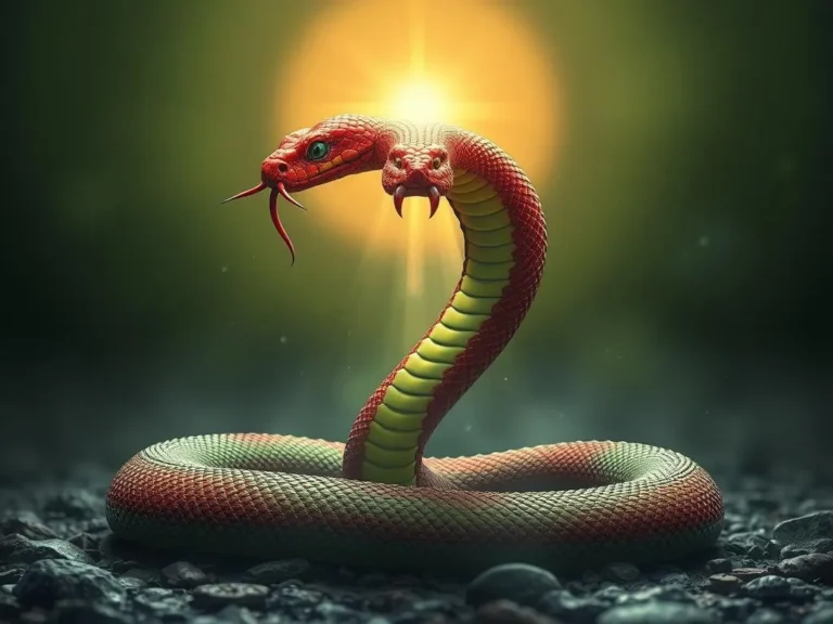 Green and Red Snake Spiritual Meaning: Discovering the Hidden Messages