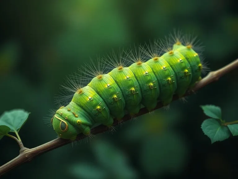 Green Caterpillar Spiritual Meaning: Embracing Transformation and Growth