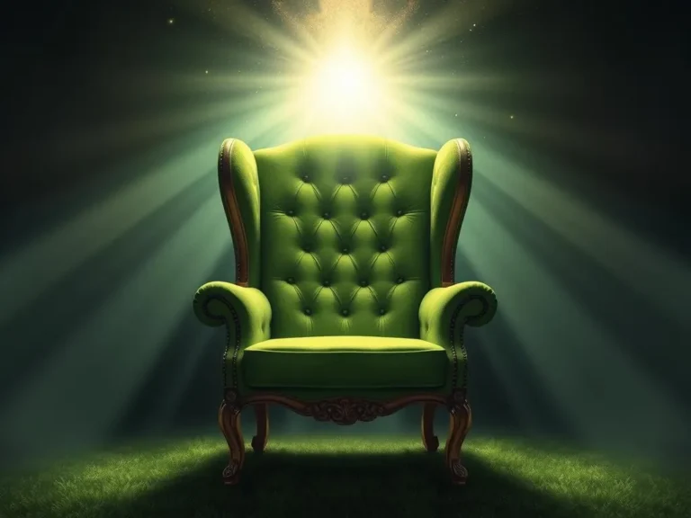 Green Chair Spiritual Meaning: Embracing Comfort and Growth