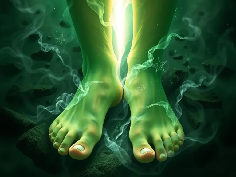 Green Feet Spiritual Meaning: Discovering the Connection to Nature and Growth