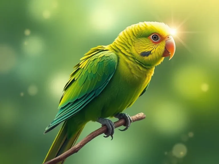 Green Parakeet Spiritual Meaning: Discovering the Wisdom of Nature