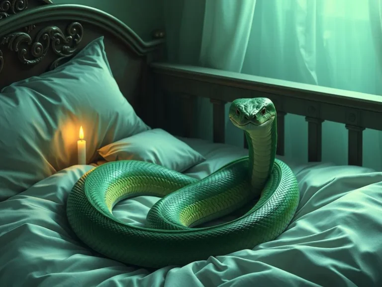 Green Snake in Bed Spiritual Meaning: Unraveling the Mysteries of Dreams