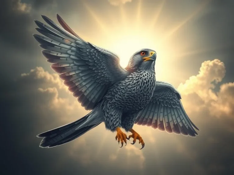 Grey Falcon Spiritual Meaning: Unraveling the Mysteries of This Majestic Bird