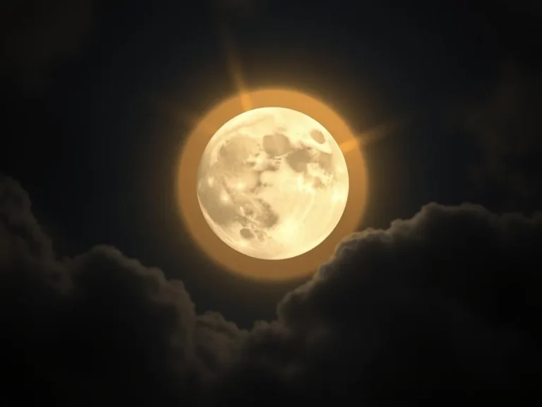Halo Around Moon Spiritual Meaning: Understanding the Mystical Glow