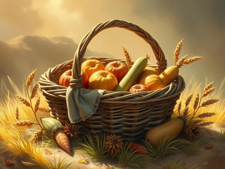 Harvest Basket Spiritual Meaning: A Journey of Abundance and Growth