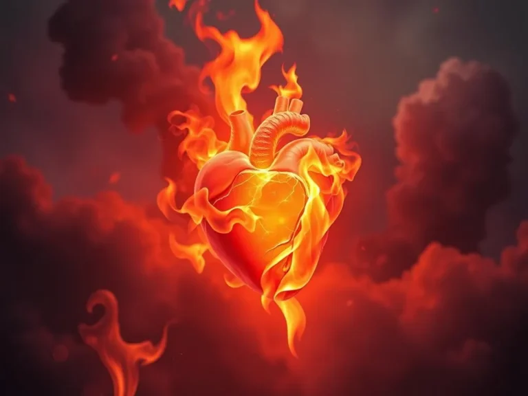 Heart on Fire Spiritual Meaning: Igniting Your Inner Passion