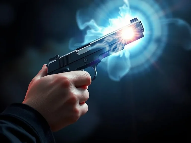 Holding a Pistol Spiritual Meaning: Exploring Symbolism and Inner Strength