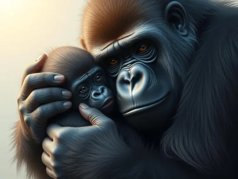 Holding Baby Gorilla Spiritual Meaning: Embracing Connection and Nurturing Energy