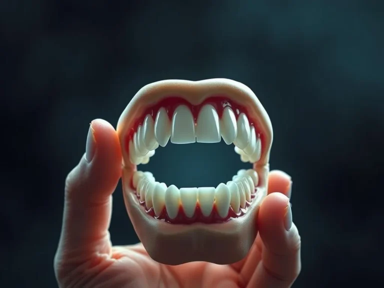 Holding Teeth in Hand Spiritual Meaning: Unraveling the Mysteries of Our Inner Self