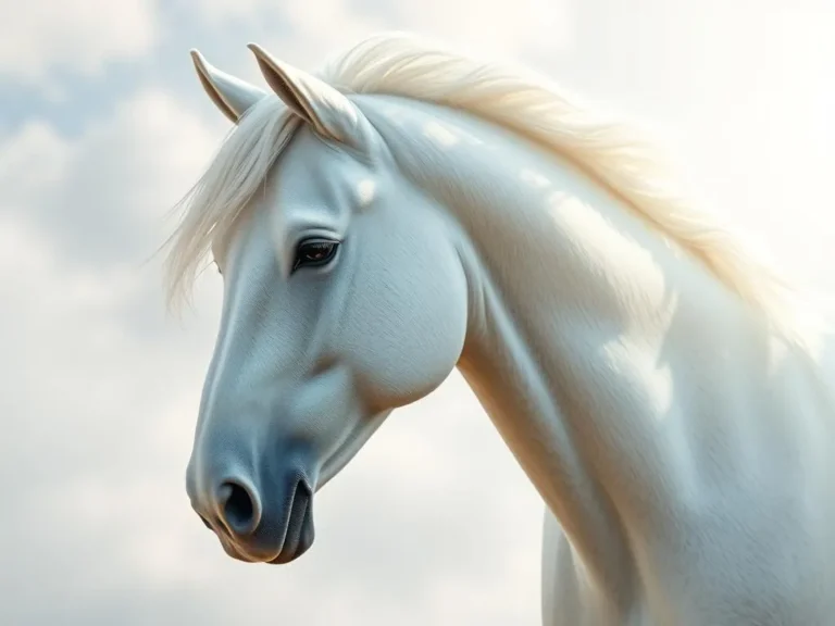 Horse White Spiritual Meaning: Unraveling the Mystical Connection