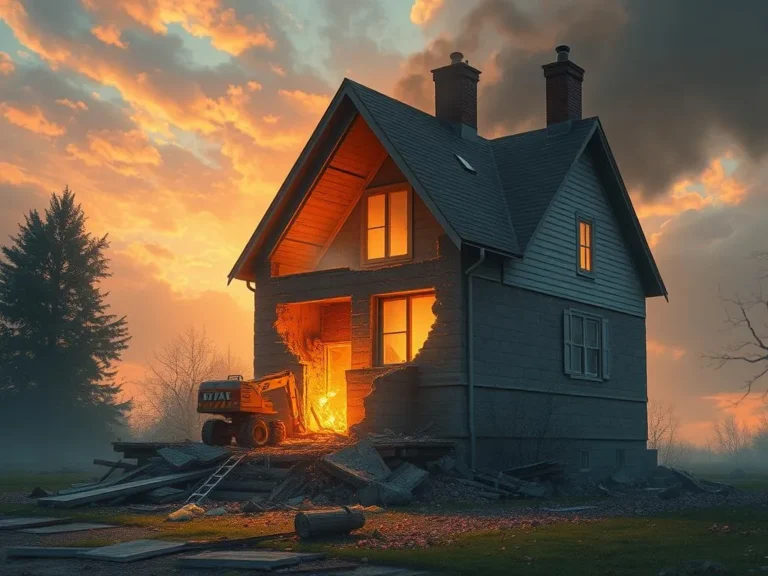 House Demolition Spiritual Meaning: Understanding Transformation and Renewal