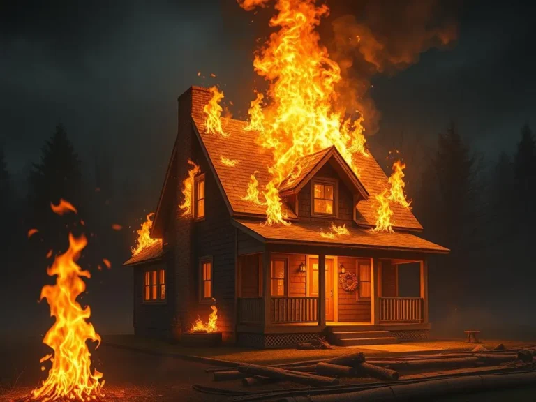 House Setting on Fire Spiritual Meaning: A Journey Through Transformation