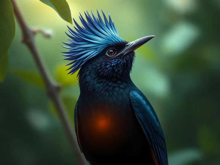 Indigo Crowned Manakin Spiritual Meaning: A Journey into Nature’s Mystique