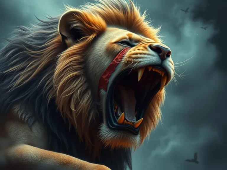 Injured Lion Spiritual Meaning: A Journey Through Resilience and Healing