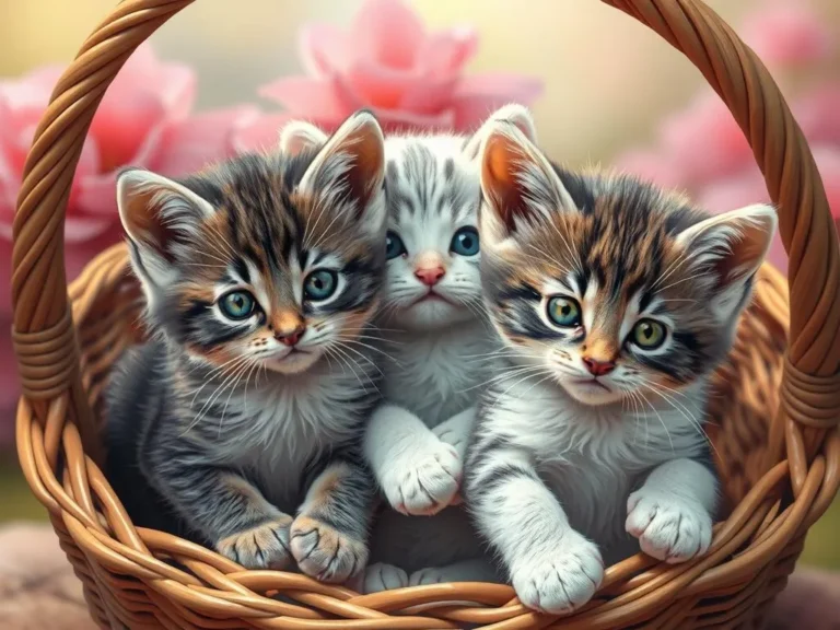 Kittens in a Basket Spiritual Meaning: Embracing Whimsy and Wisdom