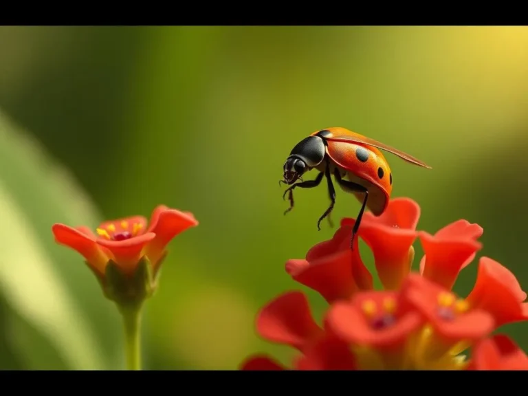 Ladybug Landing on You Spiritual Meaning: A Symbol of Good Luck and Transformation