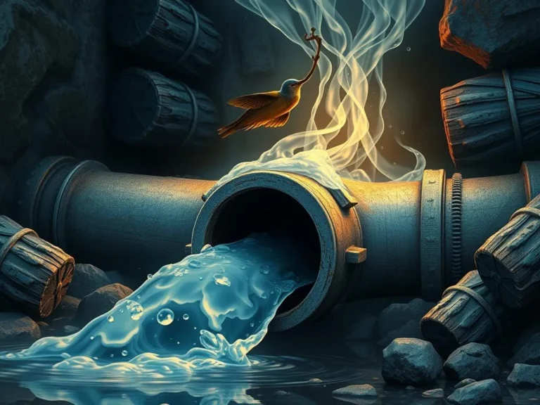 Leaking Pipe Spiritual Meaning: Understanding the Hidden Messages