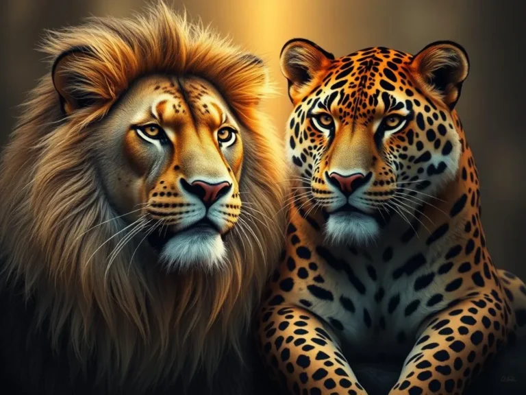 Lion and Leopard Spiritual Meaning: Unveiling the Mystical Connection
