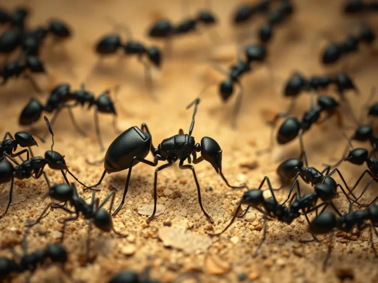 Lots of Black Ants Spiritual Meaning: Understanding the Messages from Nature
