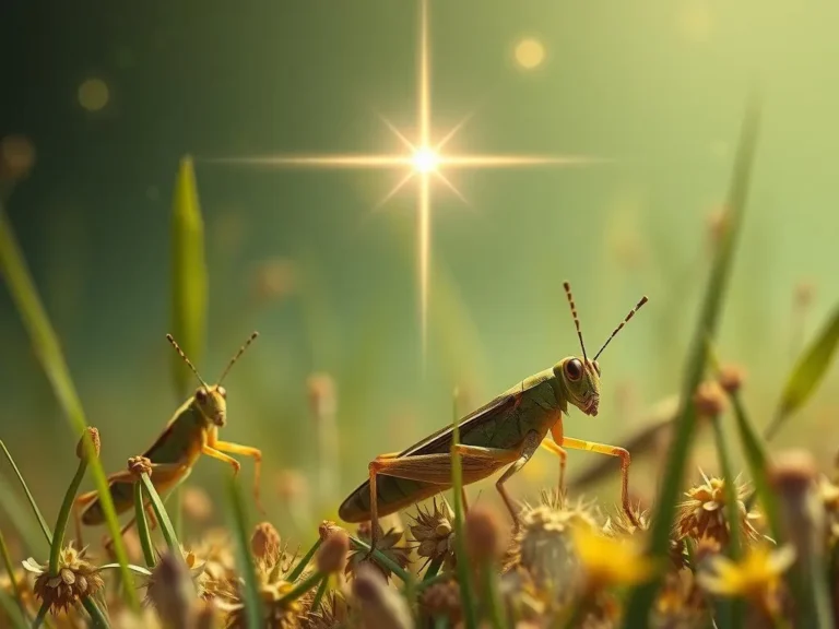 Lots of Grasshoppers Spiritual Meaning: Discovering the Hidden Messages of Nature