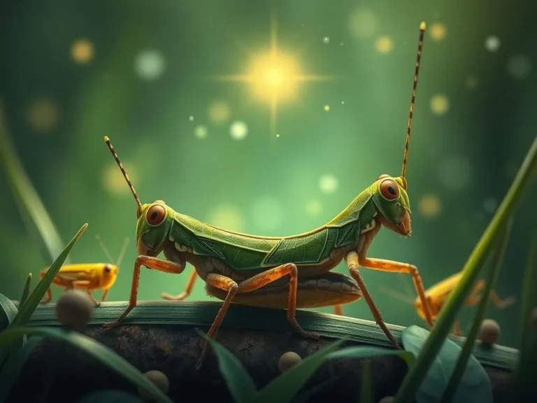 Many Grasshoppers Spiritual Meaning: Discovering the Wisdom of Nature