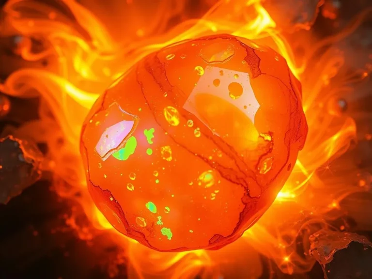 Mexican Fire Opal Spiritual Meaning: A Journey into Vibrant Energy
