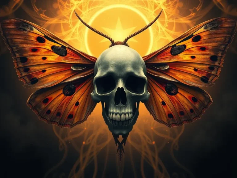 Moth with Skull Spiritual Meaning: Unraveling the Mysteries of Life and Death