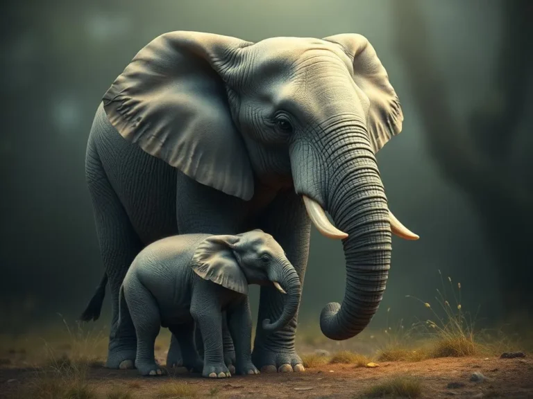 Mother and Baby Elephant Spiritual Meaning: Exploring the Bond of Love and Protection
