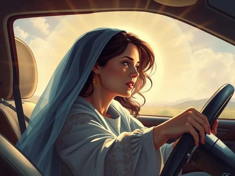 Mother Driving Car Spiritual Meaning: A Journey of Nurturing and Guidance