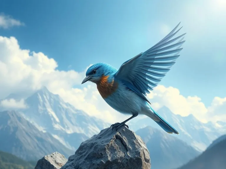 Mountain Bluebird Spiritual Meaning: Discovering the Joy of Freedom and Change