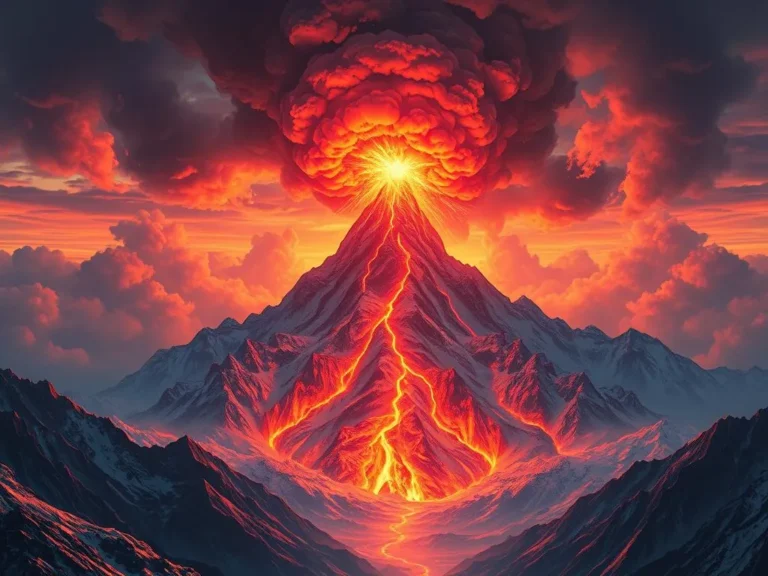 Mountain Eruption Spiritual Meaning: Unleashing Inner Transformation