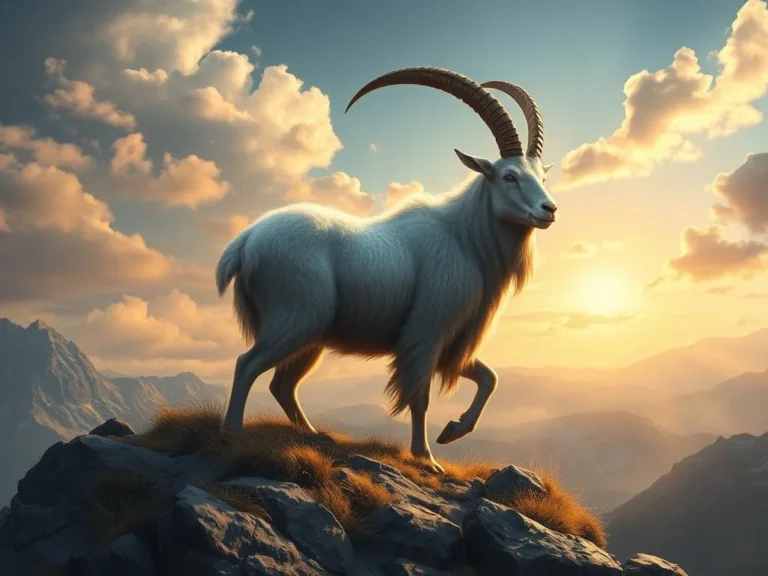 Mountain Goat Spiritual Meaning: Discovering Wisdom in High Places
