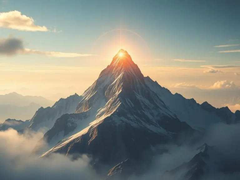 Mountain Peak Spiritual Meaning: Discovering Higher Consciousness and Inner Strength