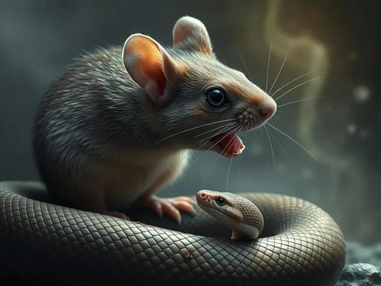 Mouse Eating Snake Spiritual Meaning: Understanding the Symbolism Behind Nature’s Drama