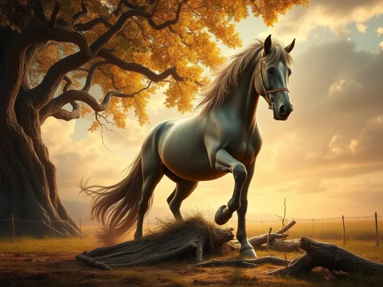 Oak Cutting Horse Spiritual Meaning: Discover the Wisdom of Nature
