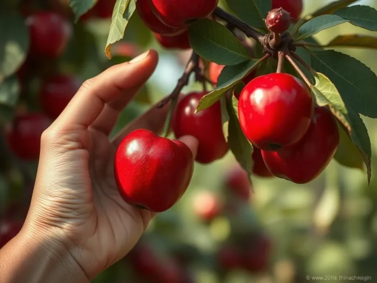 Picking Red Fruit Spiritual Meaning: Discovering the Essence of Abundance