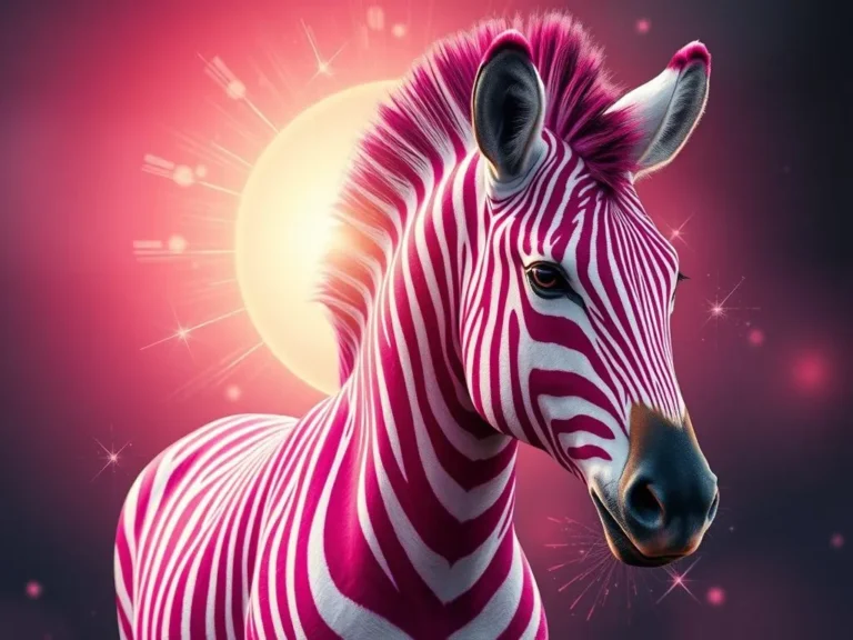 Pink Zebra Spiritual Meaning: Unraveling the Enigma of Colorful Harmony