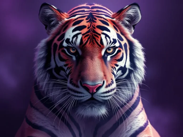 Purple Tiger Spiritual Meaning: Unveiling the Mystical Essence