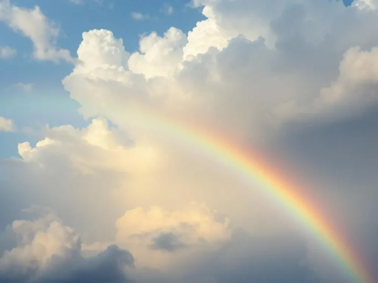 Rainbow in Sky Spiritual Meaning: Discovering Hope and Connection