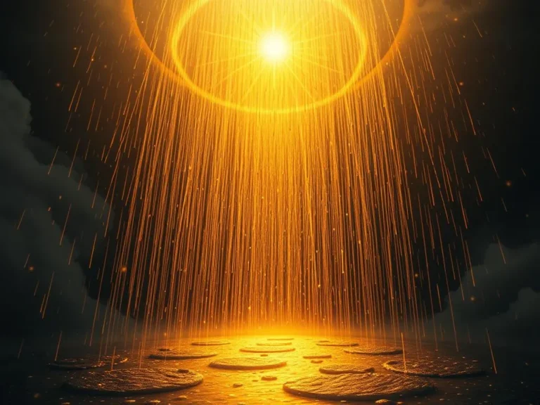 Raining Gold Spiritual Meaning: Discover the Blessings of Abundance