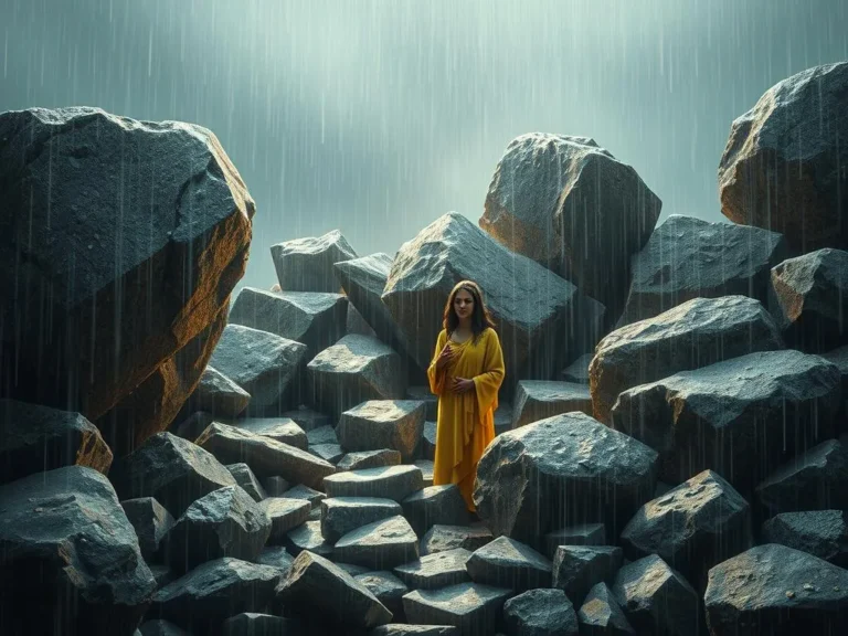 Raining Stones Spiritual Meaning: Discovering the Mystical Connection