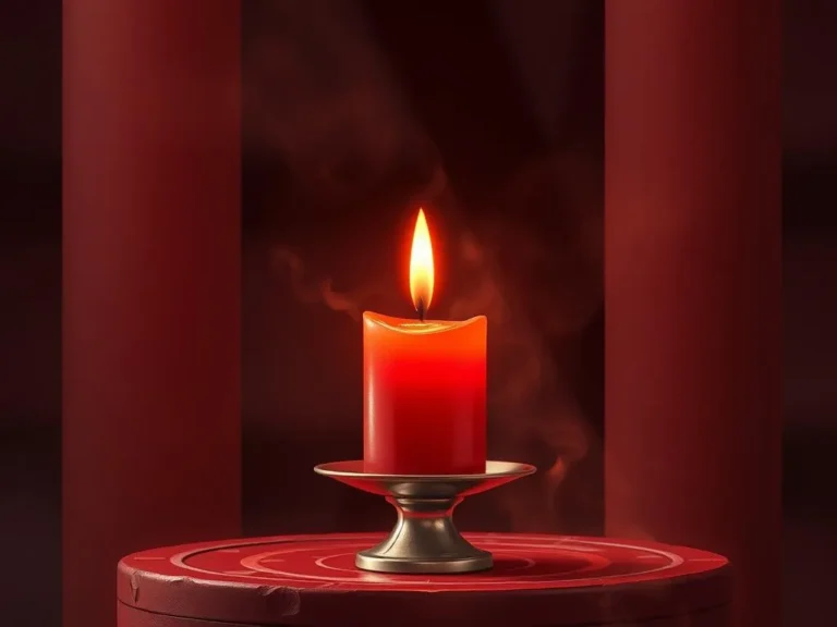 Red Candle Spiritual Meaning: Unlocking the Power of Passion and Energy