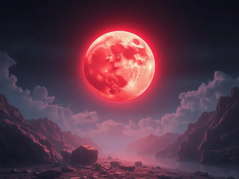 Red Full Moon Spiritual Meaning: Unveiling the Mystique of the Celestial Phenomenon